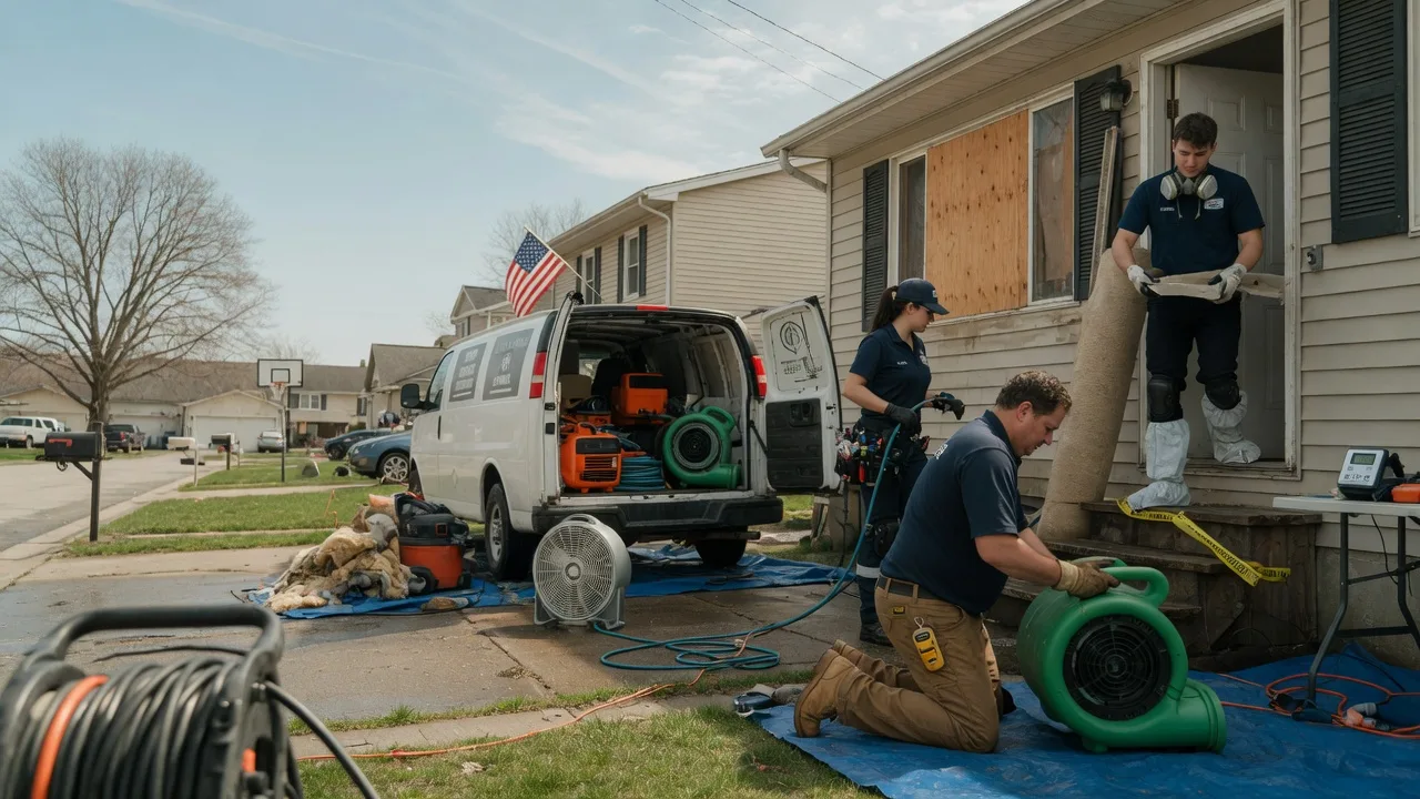 Water Damage Restoration in Muldrow, OK near me